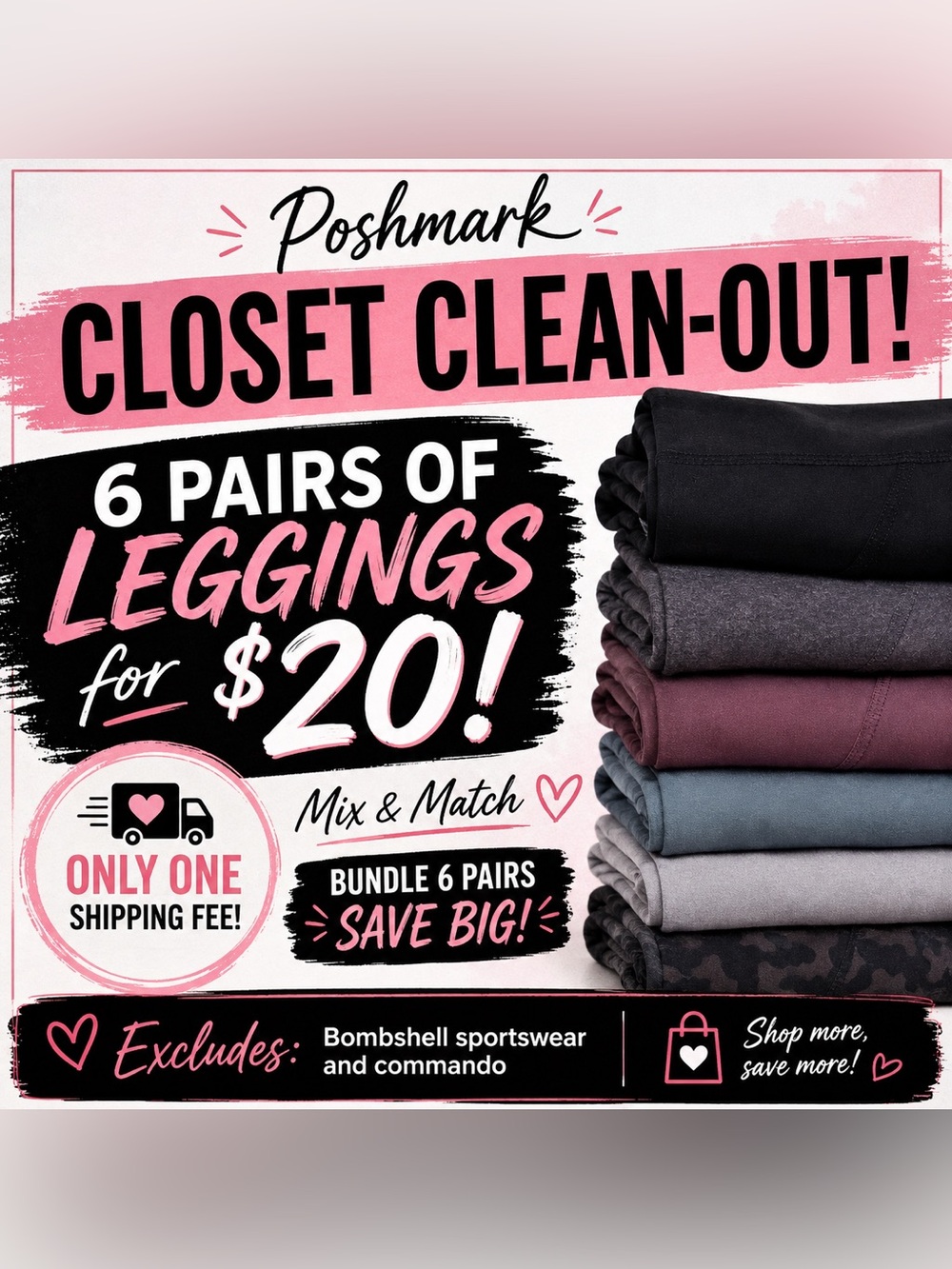 Leggings - 6 for $20